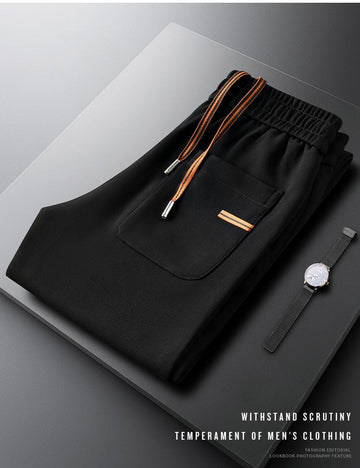 Premium Men’s Slim Fit Track Pants with Side Panel Design