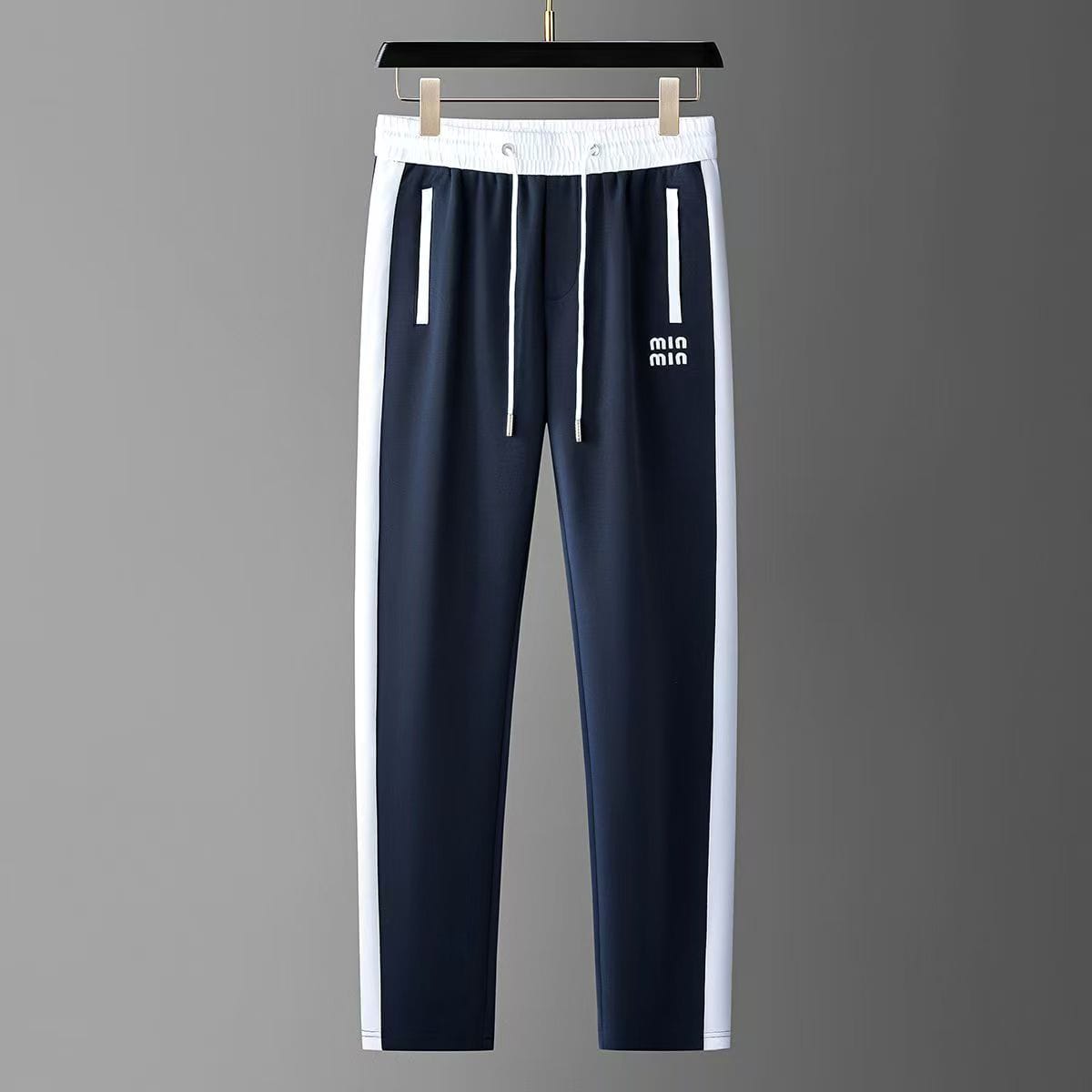 Men’s Premium 4-Way Stretch Cotton Lycra Track Pant with Side Stripe