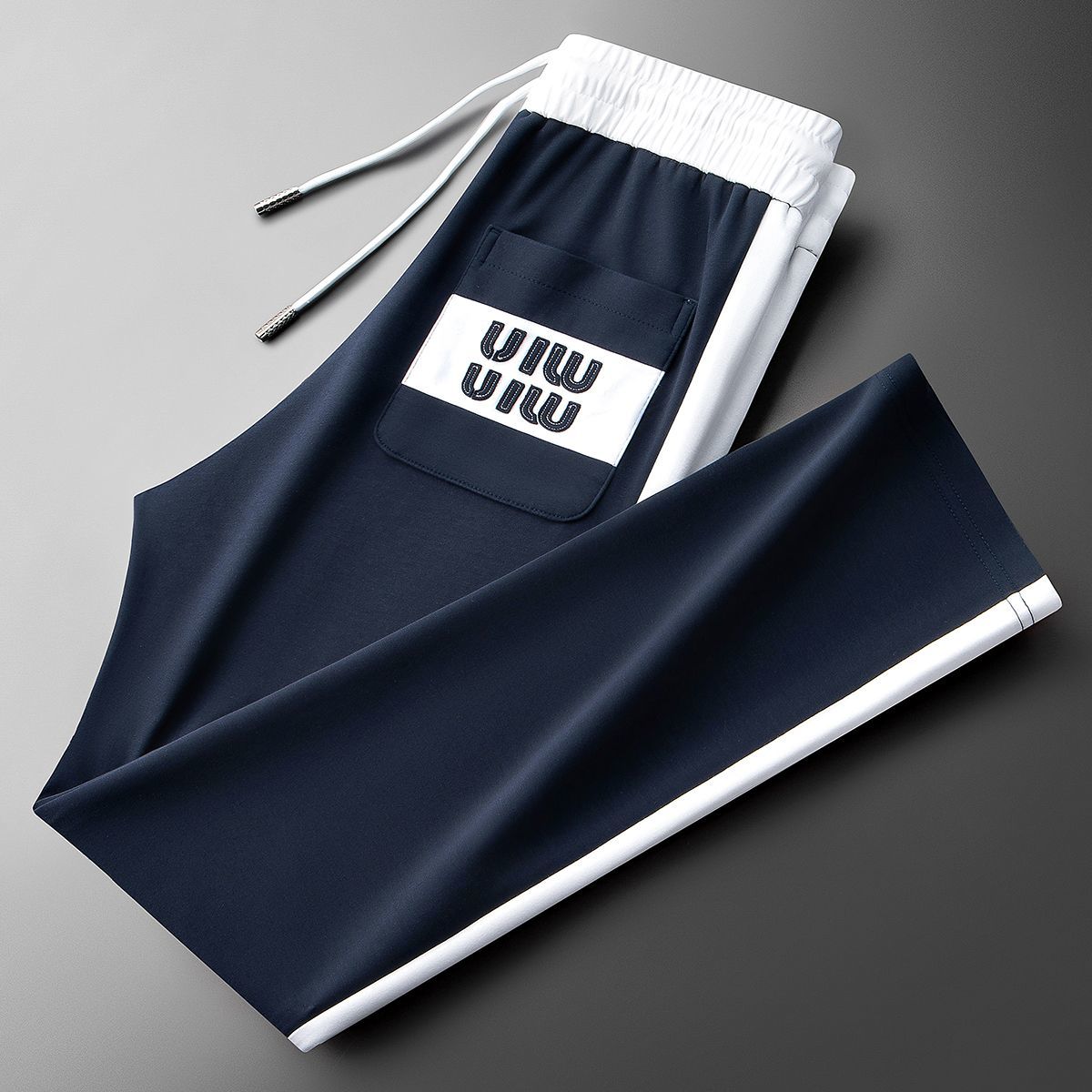 Men’s Premium 4-Way Stretch Cotton Lycra Track Pant with Side Stripe