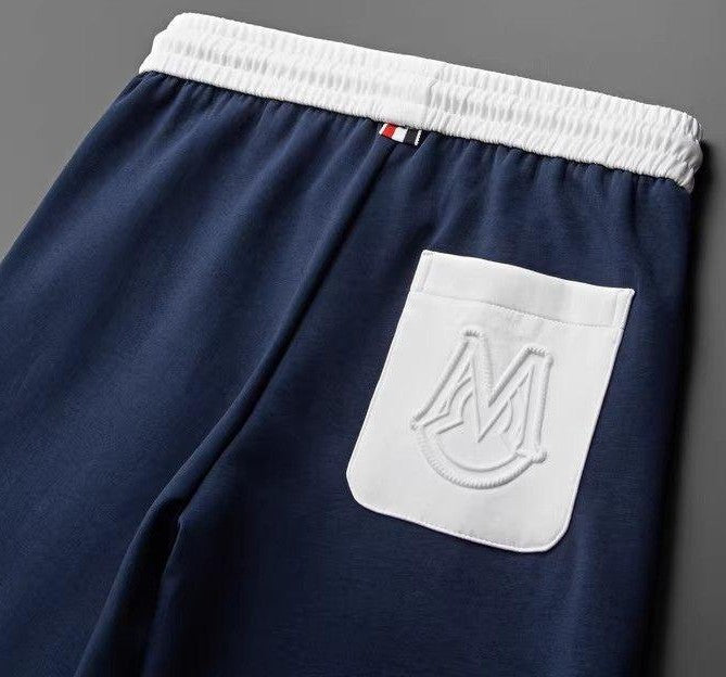 Men’s 4-Way Stretch Cotton Lycra Track Pant | Athletic Slim Fit with Side Panel Design