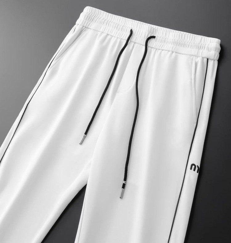 Men’s Premium Slim Fit Track Pants with 4-Way Stretch